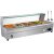 VEVOR 110V Bain Marie Food Warmer 5 Pan x 1/2 GN, Food Grade Stainelss Steel Commercial Food Steam Table 6-Inch Deep, 1500W Electric Countertop Food Warmer 55 Quart with Tempered Glass Shield