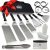 Grillers Choice Griddle Accessories Set Metal Spatulas – Commercial Heavy Duty Stainless Steel,Flat Top,Grill,Indoor-Outdoor,Hibachi,BBQ Grilling Utensils- Designed by Chef and BBQ Judge (16) (16)