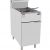 CookRite ATFS-50 Commercial Deep Fryer with Baskets 4 Tube Stainless Steel Liquid Propane Floor Fryers-120000 BTU