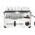 Liquor Commercial Electric Toaster Oven Stainless Steel 2 or 4 Slice Toaster Oven Industrial Countertop Oven 110V