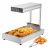 VEVOR 110V French Fry Food Warmer 23″ x 13.5″, 900W Fry Heat Lamp with Detachable Bent Drain Board Drip Pan, Stainless Steel Food Heat Light 86℉-185℉, Free Standing Fried Chicken Warmer With Light