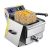 WeChef Commercial Deep Fryer 11.7L Stainless Steel Basket Single Tank Timer Drain Electric Countertop Restaurant Fryer